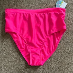 High waisted bikini bottoms